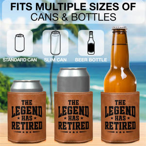   Fundas de Cuero para Latas de 12 Oz - Enfriador para Papá, Regalos de Cumpleaños para Papá, Ideas de Regalos de Cumpleaños para Hombres - Product Image 6