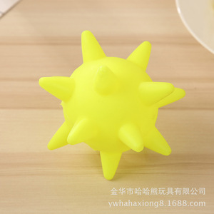 Balle rebondissante à pointes en PVC de 10 cm, jouet d'entraînement d'agilité pour chiens, jeu en plein air, fournitures pour animaux de compagnie - Product Image 4