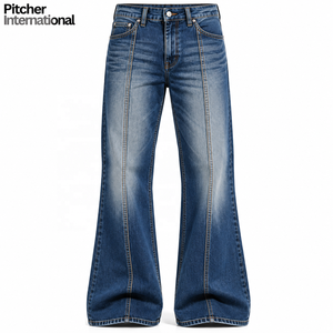 Jeans stonewashed para hombre al por mayor, jeans stonewashed personalizados para hombre, jeans stonewash de algodón de peso medio, marca privada - Product Image 5