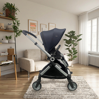 BP168-2 de haute qualité luxe 3-en-1 bébé poussette multifonctionnel haut paysage landau Coches Para Bebes