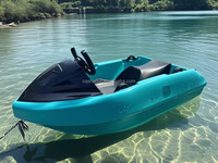 Jet ski électrique personnalisé à succès, mini jet d'eau, bateau rapide pour les sports nautiques en lac et en mer