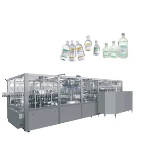 New Glucose Making Machinary Meet WHO Standard Pp Bottle Iv Solution Filling and Sealing Production Line