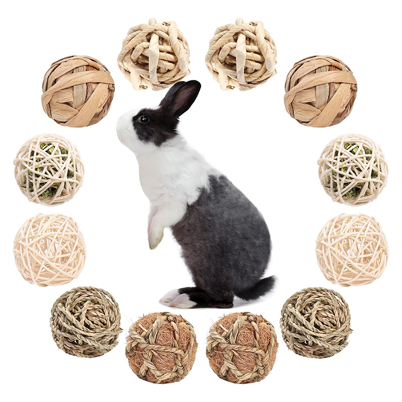 Chew Rabbit Treats And Toys VESPRO Bunny Toys,21PCS Rabbit Toys