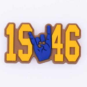 <span class=keywords><strong>2026</strong></span>新しいカレッジサインChi Osisソロリティ靴チャームJ15アクセサリー靴デコレーションチャーム - Product Image 5