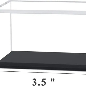 Vente en gros YAGELI Vitrines de présentation de voitures en acrylique transparent personnalisées, base noire, taille et épaisseur sur mesure, MOQ 100 pièces - Product Image 2