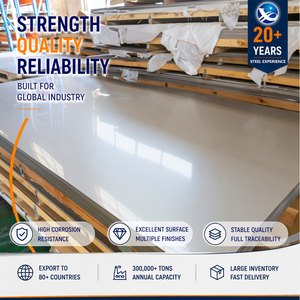 Factory Price 347H 317L No.1 Finish 12mm 1500mm 4'x10' GB T3280 Stainless Steel Sheet for Kitchen Equipment - Product Image 1