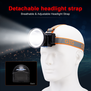 Xách Tay Độ Sáng Cao 3 Chế Độ 90 ° Có Thể Điều Chỉnh Đèn Pha Có Thể Sạc Lại Làm Việc Ánh Sáng <span class=keywords><strong>Torch</strong></span> Ánh Sáng Đèn Pin Chiến Thuật LED Đèn Pha - Product Image 5