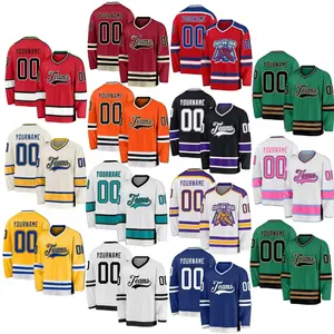 بيع بالجملة ملابس فريق جيرسيه هوكي الجليد الأمريكية ، ملابس فريق رجالي ، 71 ديلان لاركين 53 موريتز سيدر ، ملابس كرة قدم الأمريكية مخيطة - Product Image 2