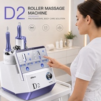 Appareil de massage à rouleaux entièrement automatique Aiscu D2 pour soins profonds des tissus, raffermissement de la peau, idéal pour les spas et salons.