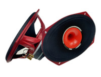 SM-6906FL 6x9 Haut-parleur de milieu de gamme pour voiture à gamme complète avec tweeter rond intégré