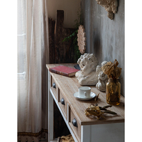 Table De Couloir De Luxe Rétro Meubles De Maison D'entrée Table Console En Bois Massif