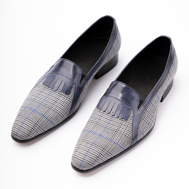 Mens Blue Dress Shoes - Blue Soles Comfortable Style