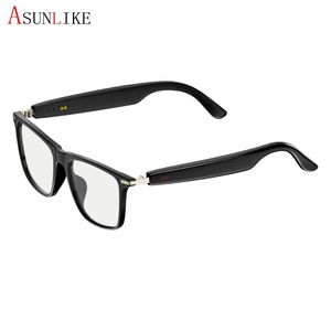 Smart Glasses Calling AI Assistant Voice Control 26g Lightweight Black Sunglasses with Clear Lenses - Product Image 2