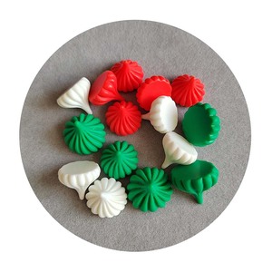 Hot bán 100pcs các loại màu sắc Nhựa Whipped Kem Kẹo flatback nhựa cabochons embellishments đối với trang sức làm DIY Craft - Product Image 3