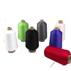 Wholesale High Elastic Nylon Recycle Sewing Thread Multicolored Sewing Thread