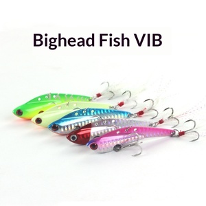 เหยื่อปลอมโลหะแบบแข็งสำหรับตกปลาหัวโต VIB พร้อมตะขอ สำหรับตก<span class=keywords><strong>ปลา</strong></span>ในน้ำจืดและน้ำเค็ม ขายส่งจากโรงงาน - Product Image 2