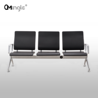 Chaise d'attente de 1 à 5 places, chaise d'attente d'aéroport, d'hôpital, de Station de chemin de fer/de Train, chaise de rangée de visiteur pour espace Public