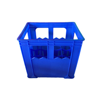 Matériel vierge 550 ml 24 bouteilles Caisse en plastique pour bière Caisse pour soda Caisse pour vin