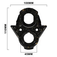 JFG Wholesale – Cache décoratif central en fibre de carbone forgée, pièces de mise à niveau personnalisées pour Sur-Ron Light Bee Segway X160