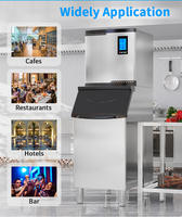 Machine à glaçons de 138 kg/24h pour hôtel et bar, avec glaçons de haute qualité, facile à utiliser