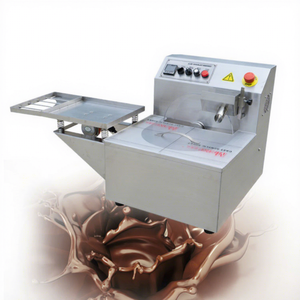 Couvercle de coulée continue par pulvérisation Moule 5kg Moule 15kg Mini <span class=keywords><strong>Tempereuse</strong></span> a <span class=keywords><strong>Chocolat</strong></span> Melt Chocolate Temper Machine - Product Image 1