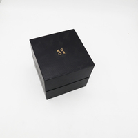 Boîte cadeau en carton de luxe avec logo personnalisé, couvercle et base, emballage de luxe texturé pour bijoux et produits électroniques