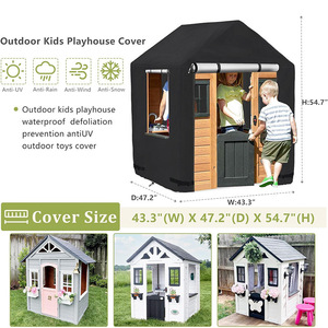 Cubierta Protectora Impermeable para Patio Trasero, de Oxford 210D, para Casa de Juegos <span class=keywords><strong>Infantil</strong></span>, Protección Contra el Polvo, Artículos para el Hogar - Product Image 4
