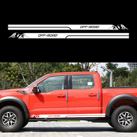 Autocollants personnalisés 2 pièces pour extérieur de voiture, bandes latérales de porte en PVC pour pick-up, 183x12cm, protection pour voitures et pick-ups