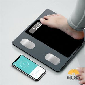 अंदरूनी वजन शरीर वसा द्रव्यमान वजन का पैमाना बोडी स्केल स्मार्ट वसा प्रतिशत अंक वाले बाथरूम स्केल - Product Image 6
