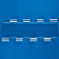 Grilles de sécurité en polycarbonate à haute transparence, résistantes au feu, automatiques, à enroulement, pour portes à lamelles