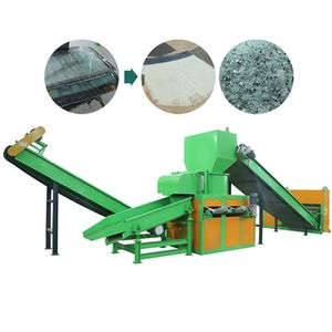 Extracteur de film PVB pour pare-brise de système de recyclage de verre automatique de grande capacité Broyeur laminé pour sites de démolition - Product Image 5