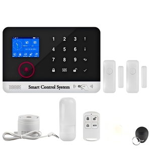 Sistema di Allarme di Sicurezza Wireless Professionale WiFi GSM 433MHz, Kit Antifurto Domestico con Rilevatore PIR e Allarme Fuga Gas con Sirena - Product Image 1