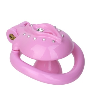 ANOSX Inverted Penis Cage ABS Resin Chastity Lock with Urethral Catheter pink Cock Cage Chastity Device <b>for</b> <b>Men</b> Fetish Sex <b>Toys</b> - Product Image 6