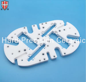 <span class=keywords><strong>Placa</strong></span> de <span class=keywords><strong>junta</strong></span> de cerámica mecanizable Macor blanca de precisión con inserto de metal de rosca/tablero de aislamiento de vitrocerámica - Product Image 6