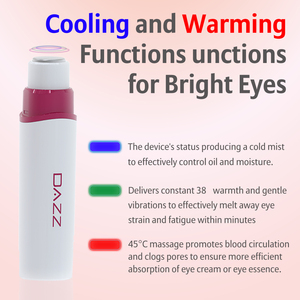 Dispositivo de Masaje Ocular Portátil, Masajeador del Tamaño de un Lápiz Labial, Terapia de Frío y Calor, Microvibración, Control de Temperatura de 5s, Batería de 500mAh - Product Image 3