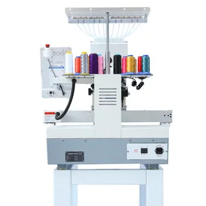 wholesale embroidery computerized machine home industrial single head embroidery machine for t-shirt hat