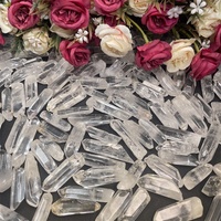 Tiras de cristal de piedra semipreciosa rugosa curativa Natural, tira de cuarzo transparente cruda para regalo