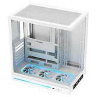 Boîtier d'ordinateur Thermaltake(tt) Steel Shadow Es Sea View Blanc, prend en charge le refroidissement à eau 360, carte mère ATX