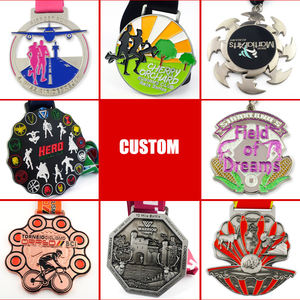 Trofeos Deportivos Personalizados y Duraderos, Medallas <span class=keywords><strong>de</strong></span> Metal para Fútbol, <span class=keywords><strong>Corredores</strong></span>, Troquelado, Impresión, Material <span class=keywords><strong>de</strong></span> Cobre, Grabado, Diseño <span class=keywords><strong>de</strong></span> <span class=keywords><strong>Seguros</strong></span> - Product Image 5