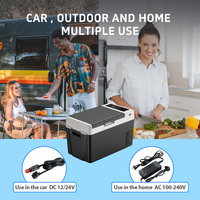 Mini-réfrigérateur C23 pour camping, glacière électrique, réfrigérateurs et congélateurs pour voiture et hôtel, réfrigérateur compact 12V pour l'extérieur