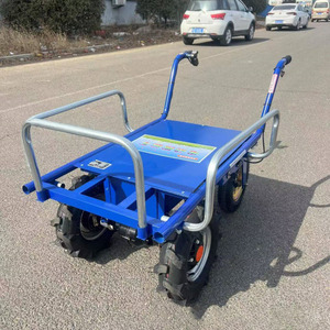 Carrello elettrico carrello agricolo 4 ruote carriola per la movimentazione domestica frutteto arrampicata in collina carrello di trasporto elettrico - Product Image 3