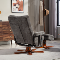 Sofá de Tela de Lino de Estilo Europeo para Sala de Estar de Lujo, Silla Reclinable en Venta