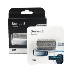 Per <span class=keywords><strong>Braun</strong></span> <span class=keywords><strong>serie</strong></span> <span class=keywords><strong>8</strong></span> rasoio elettrico testa intera cartuccia in acciaio inox membrana netta assemblaggio lama rasoio - Product Image 5
