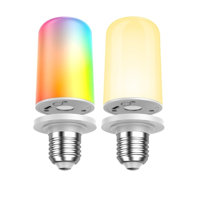 Wholesale 5W Indoor Dimmable LED Smart Bulb 360° RGBWC Color Changing Rechargeable with E27 Base DC5V