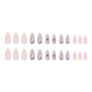 W894 Prensatelas francés <span class=keywords><strong>rosa</strong></span> pálido Mayorista Suministros para <span class=keywords><strong>uñas</strong></span> Profesionales Productos de belleza Estilo vintage de los años 80 - Product Image 5