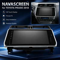 Lecteur multimédia tactile GPS Android Plug & Play pour Toyota Land Cruiser Prado 2018-2021, unité de console centrale