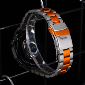Correas de reloj de acero inoxidable con hebilla de lujo de 3 cuentas para <span class=keywords><strong>Xiaomi</strong></span> Redmi <span class=keywords><strong>Watch</strong></span> 5 Active 5 <span class=keywords><strong>Lite</strong></span> Universal 22mm correas de reloj de acero - Product Image 5