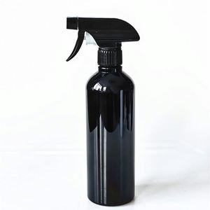 500ml Black Round Shoulder PET Plastic Spray <b>Bottle</b> Empty Cosmetic <b>Bottle</b> Trigger Head - Product Image 5