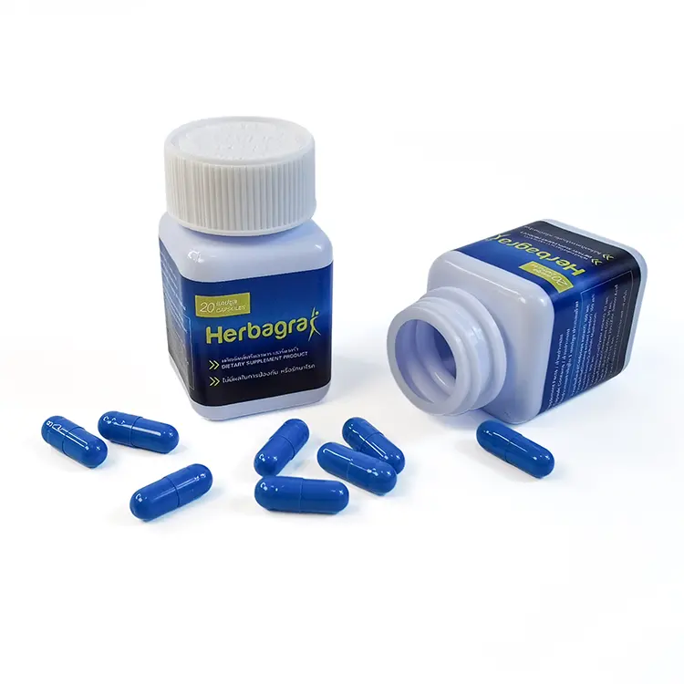 Herbal-Supplement-Kapsel für Männer 20-Kapsel-Verpackung direkt vom Hersteller für kundenspezifische Dienste