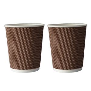 รับผลิตแก้วกาแฟกระดาษแบบใช้แล้วทิ้ง ขนาด 8, 12, 16 ออนซ์ แบบมีลอน พร้อมปลอกและฝา  รับทำตามแบบที่ต้องการ - Product Image 4